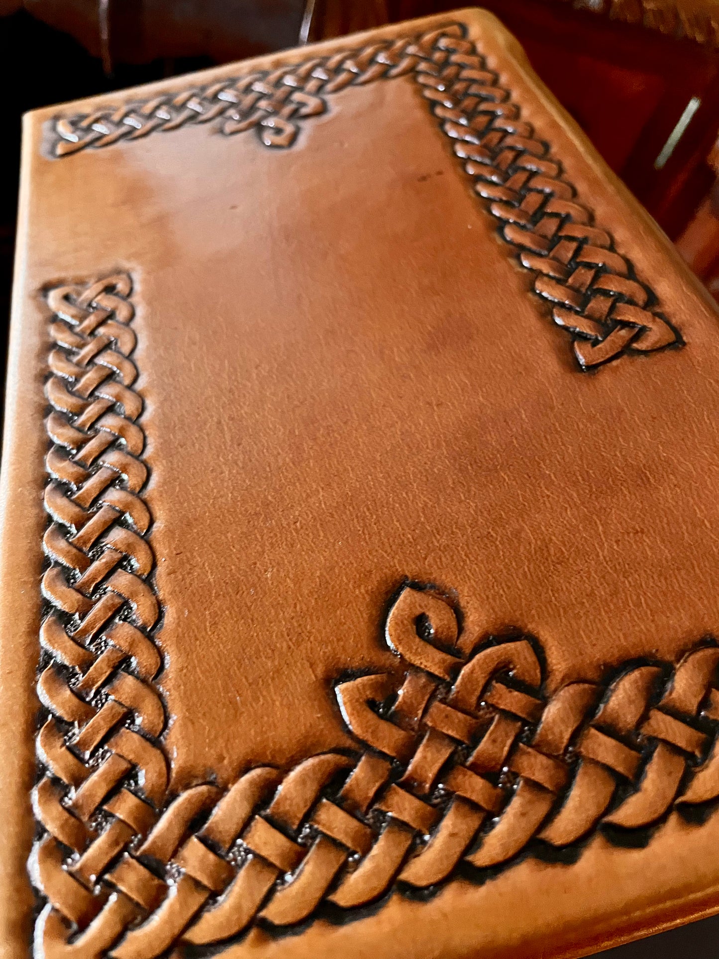 Handmade Leather Bible: Custom Design
